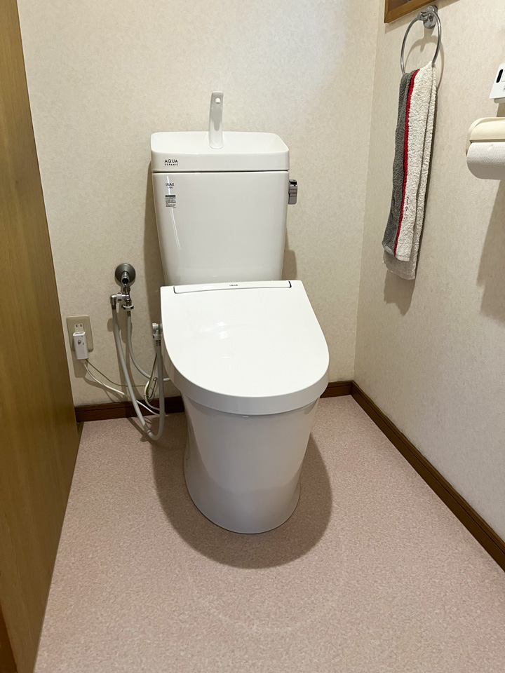 トイレ取替で気分も新しく！